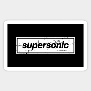 Supersonic - The Mancunian Indie Anthem White Magnet